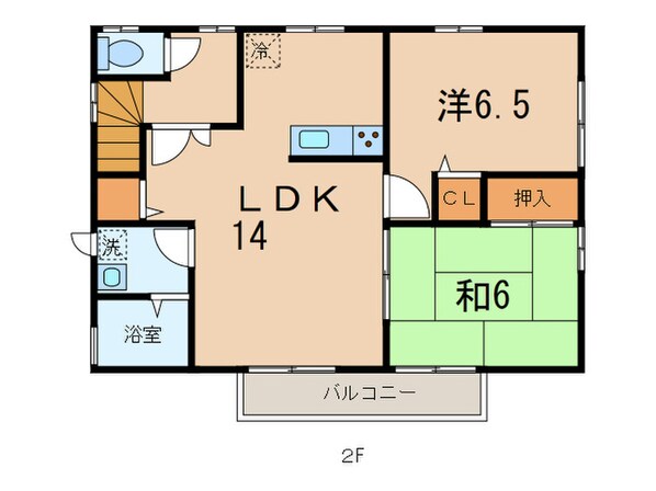 コンフォートⅡの物件間取画像